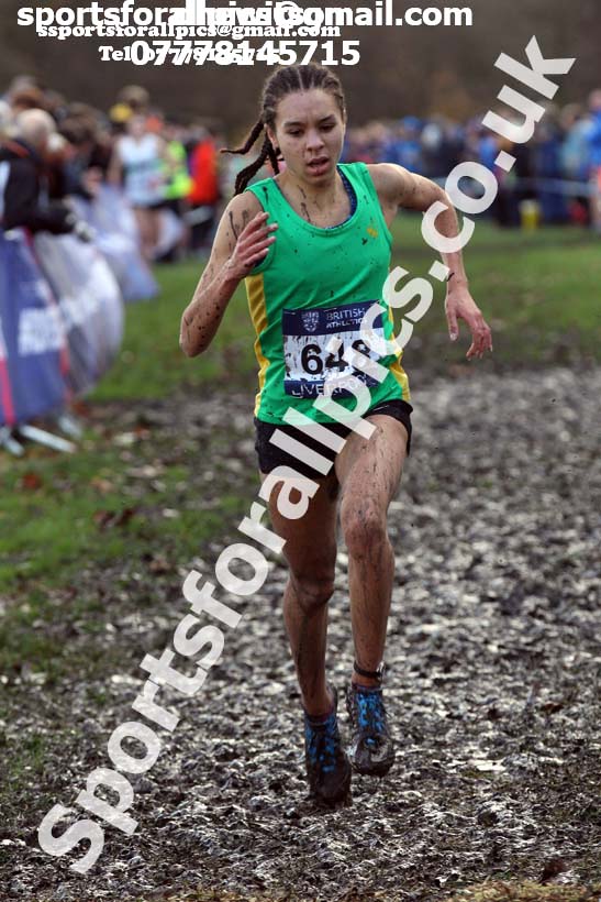 Womens under-17s and IAAF Junior Womens 2017 British Athletics Liverpool Cross Challenge, Sefton Park, Liverpool. Photo:  David T. Hewitson/Sports for All Pics